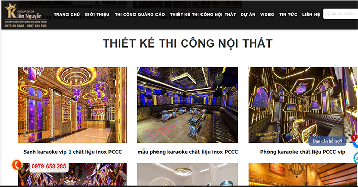 Nhận thiết kế phòng karaoke theo yêu cầu